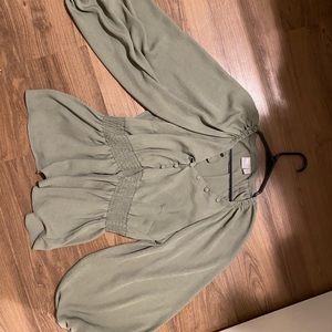 ASOS cute flowy tight waist top